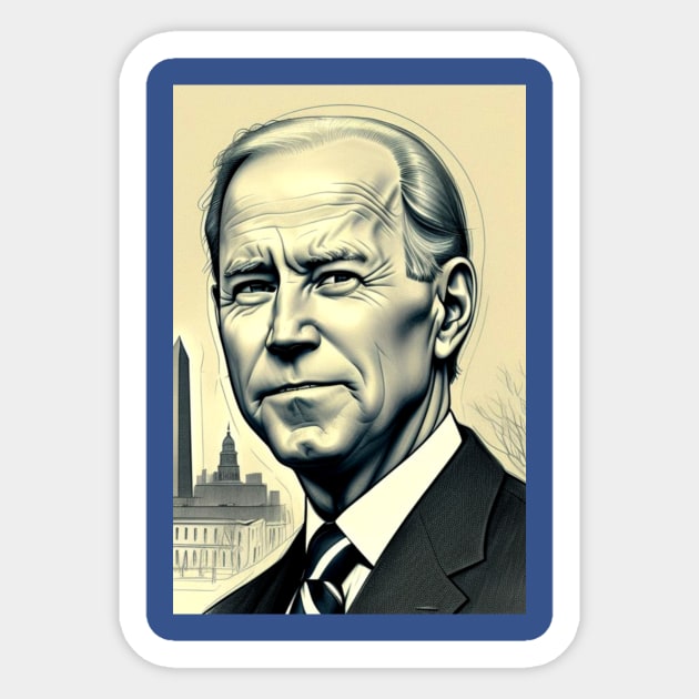 JOE BIDEN 5 Sticker by truthtopower